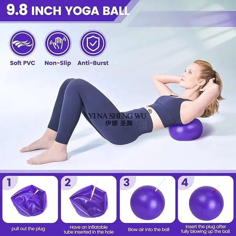 13 PCS Pilates Equipment for Home Workouts Pilates Ring and Ball Set Resistance Bands & More Perfect for Home Pilates Equipment