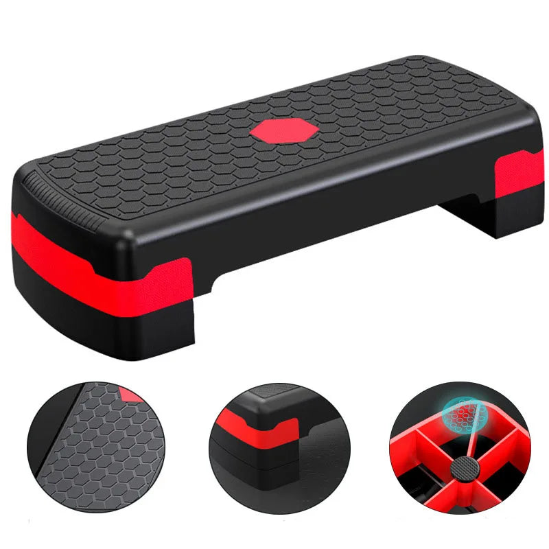Adjustable Non-Slip Stepper Pedals, Aerobic Yoga Fitness Stepper for Home Gym Training Equipment