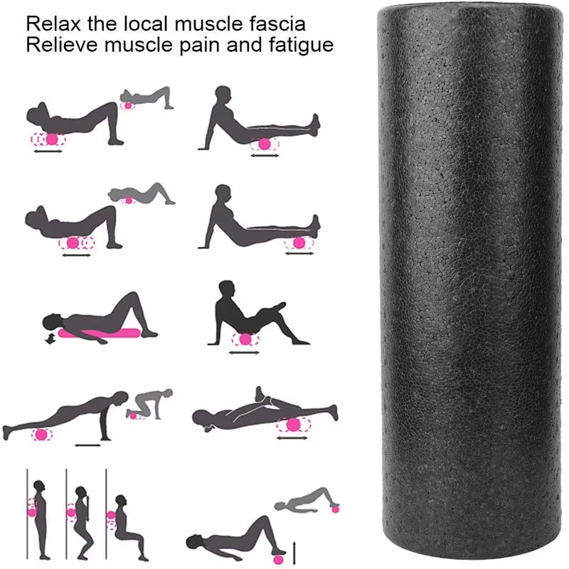 Yoga Foam Roller Cushion for Back Fitness Gymnastic Massager Roller Exercise Pilates Equipment Fitness Roller for Relaxation